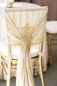 back or ornate chair