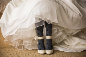 Bride's feet